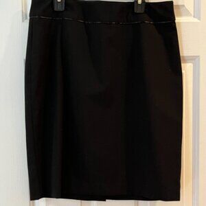 Vineyard Vines Pencil Skirl Wool Blend Lined Kick Pleat Women's Size 6